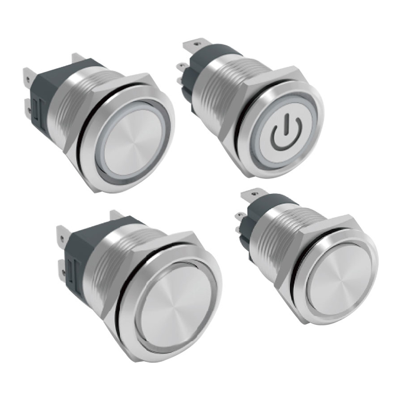 AJ5 Series High current metal button switch